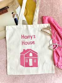 Torba materiałowa Harry Styles Harry's House różowa