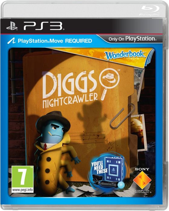 Wonderbook Detektyw Diggs  - PS3 (Używana) Playstation 3