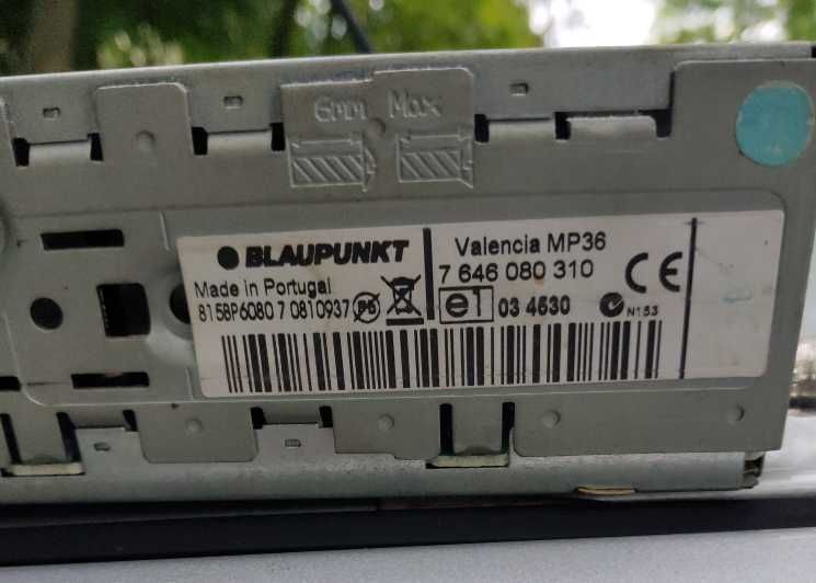 Radio samochodowe Blaupunkt Valencia MP 36