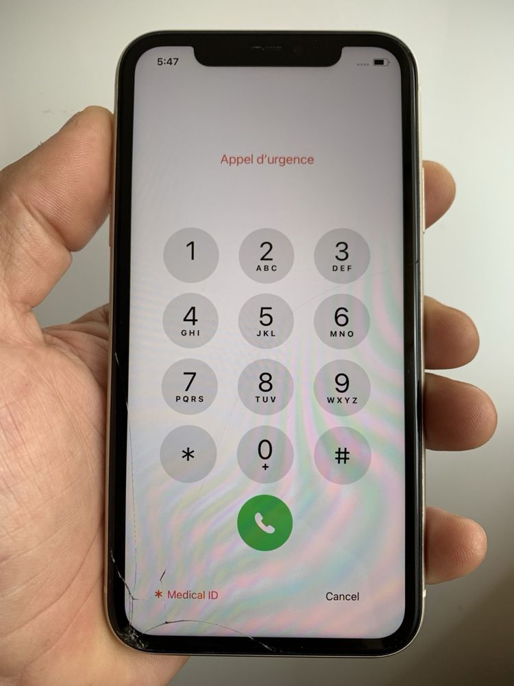 Phone 11 white lock недорогой