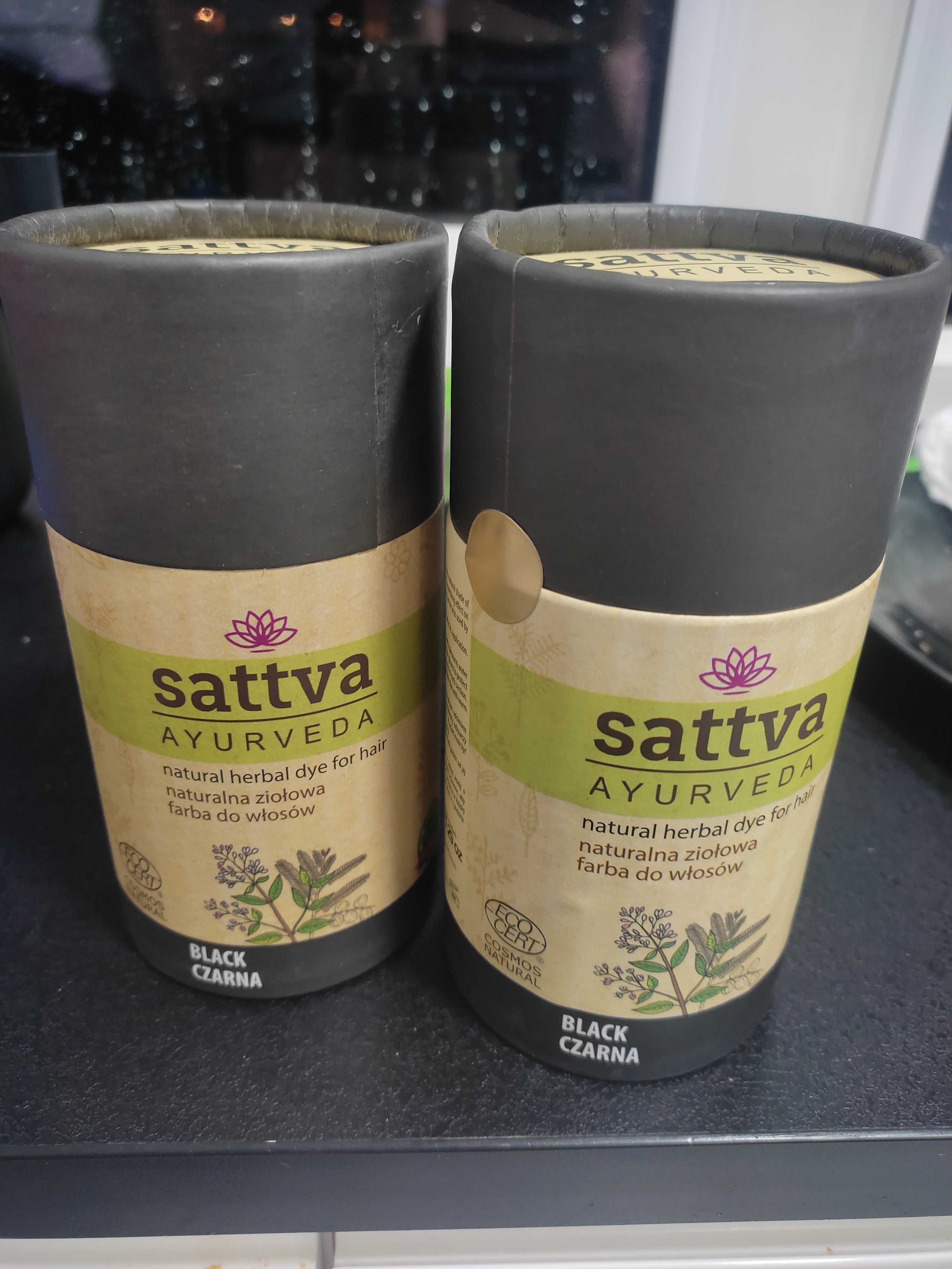 Farba do włosów sattva AYURVEDA 150 g CZARNA dwie w cenie jednej