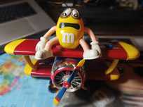 m&ms avião - peça de coleccionador