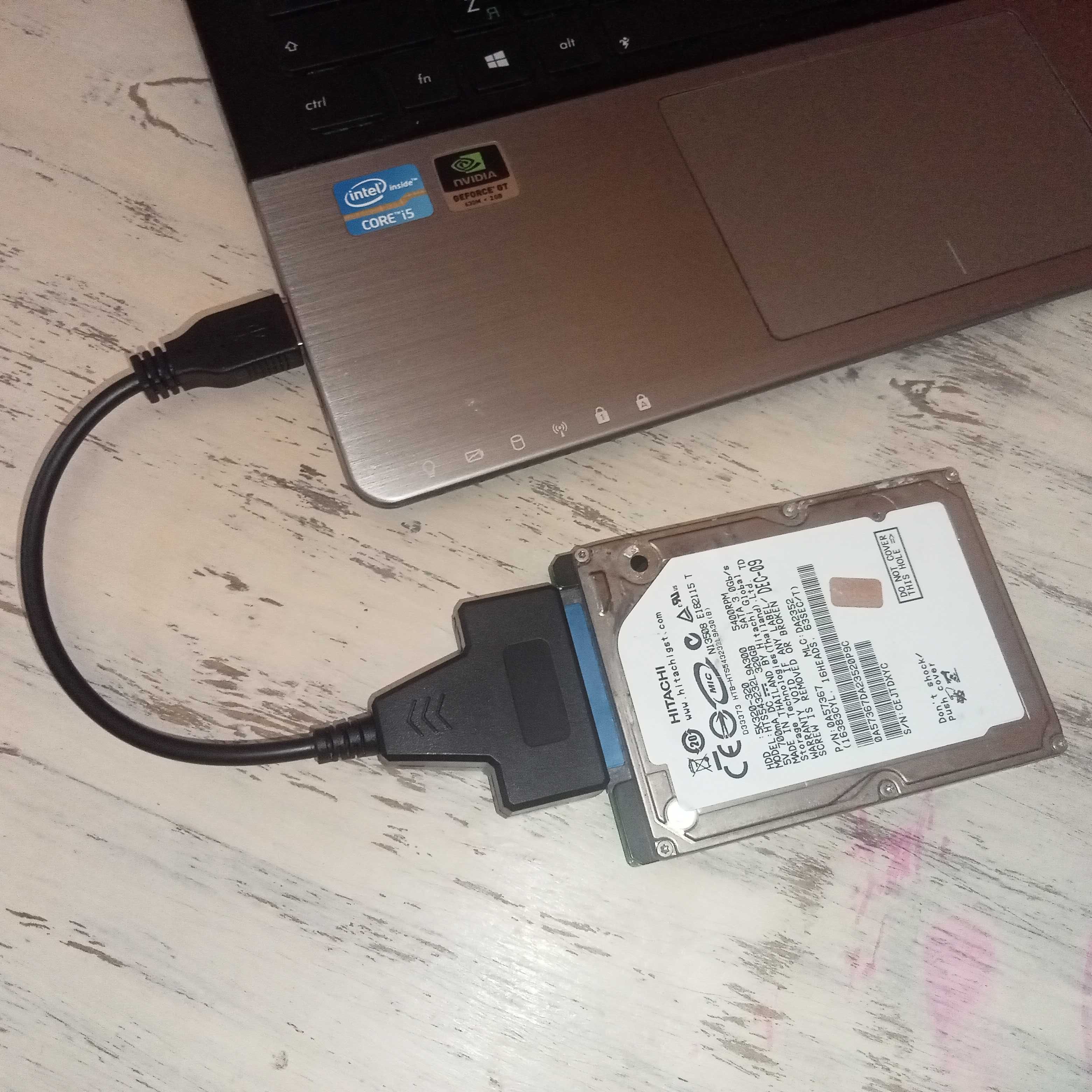 USB 3.0 SATA кабель для зберігання інфо та переносу фото, відео ін.
