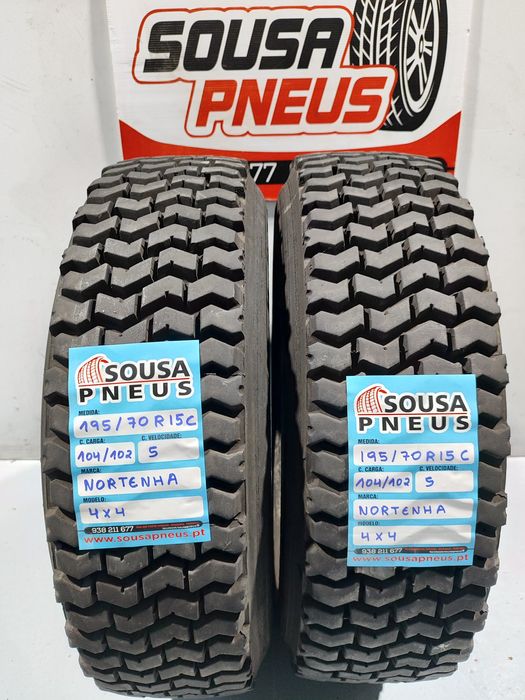 2 pneus nortenha 195-70R15 C - Oferta dos Portes