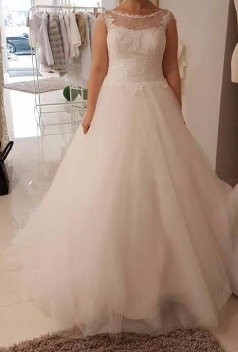 Suknia ślubna litera A - Riviera Monica Loretti 2017 rozm. 36 38 40