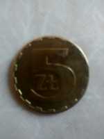 Монета 5 злотых 1986 ( Польша)