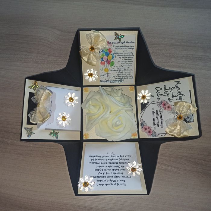Exploding box pamiątka z okazji 18 urodzin