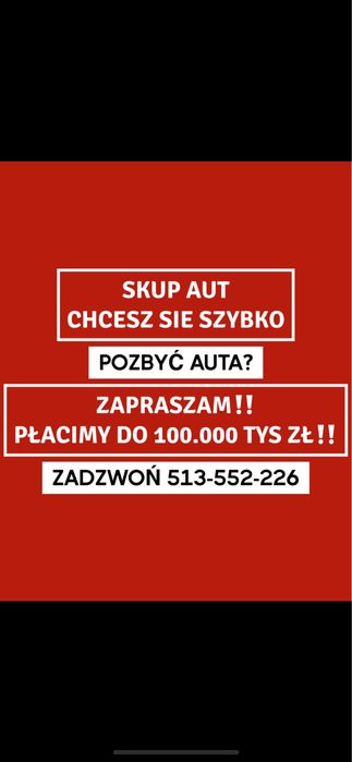 Skup Aut Cała Sochaczew+200km Mazowieckie
