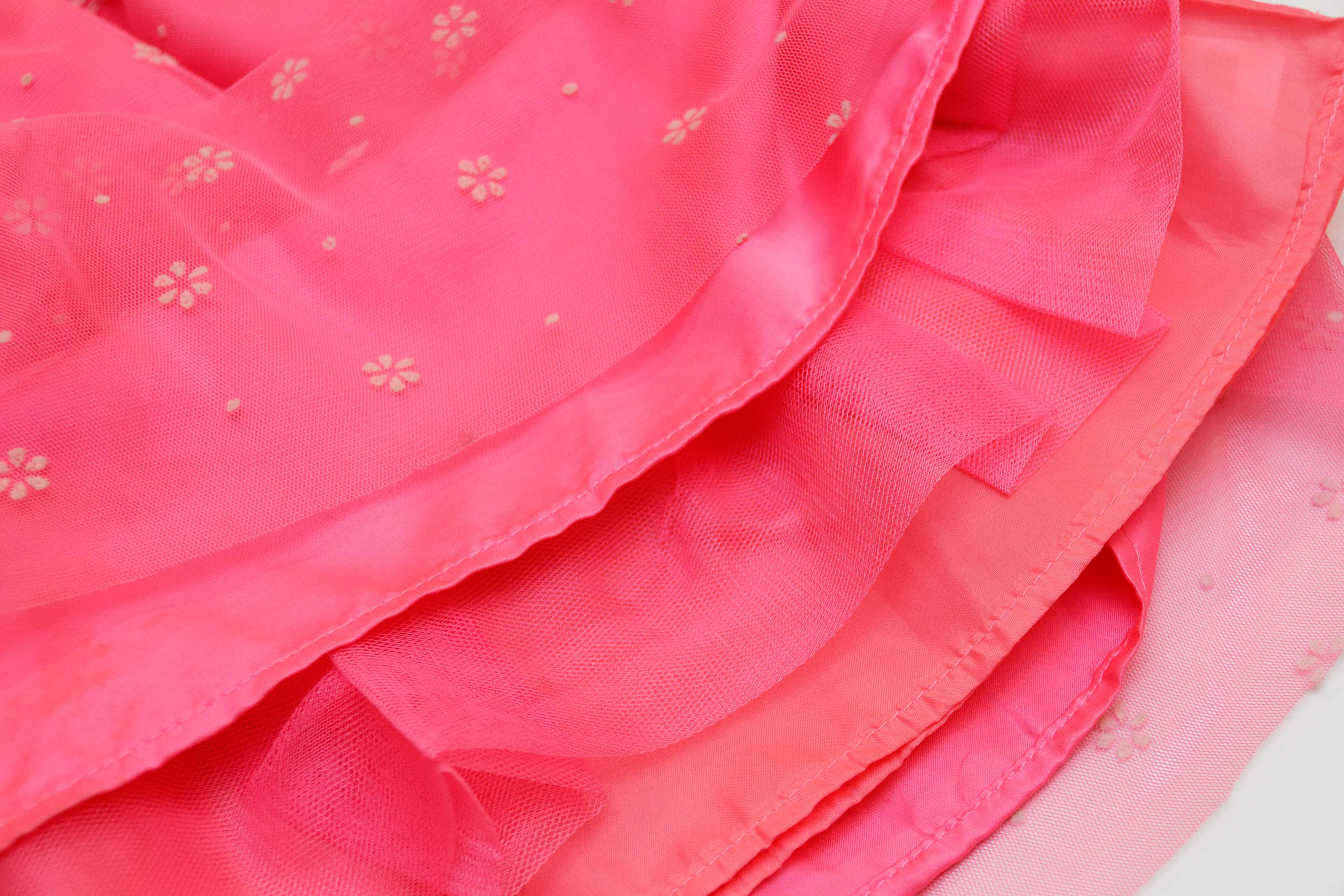 Sukienka różowa z kokardą CoolClub, roz. 110