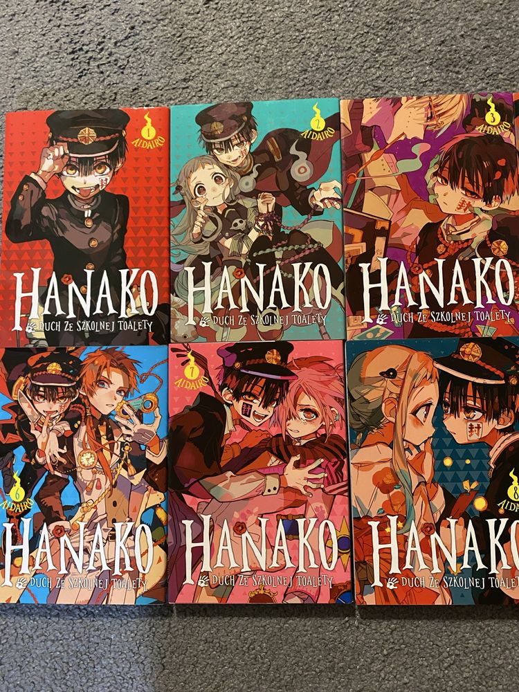 Mangi „Hanako duch ze szkolnej toalety” tomy 1-10