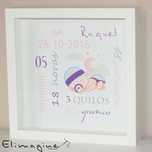 Quadro personalizado de nascimento