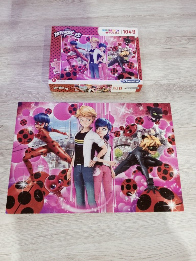 Puzzle Biedronka i czarny kot 4+