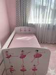 Babydreams Łóżeczko Białe Baletnica