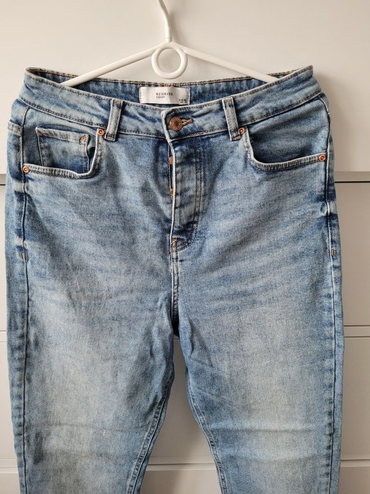 Spodnie mom slim Reserved 38