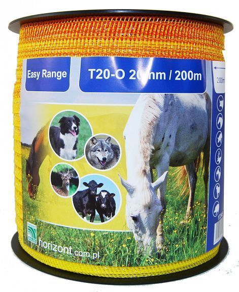 Taśma ogrodzeniowa 20/200 do pastucha najtaniej!