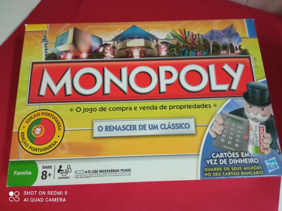 Jogo Monopoly "Compra e Venda de Propriedades" - como NOVO