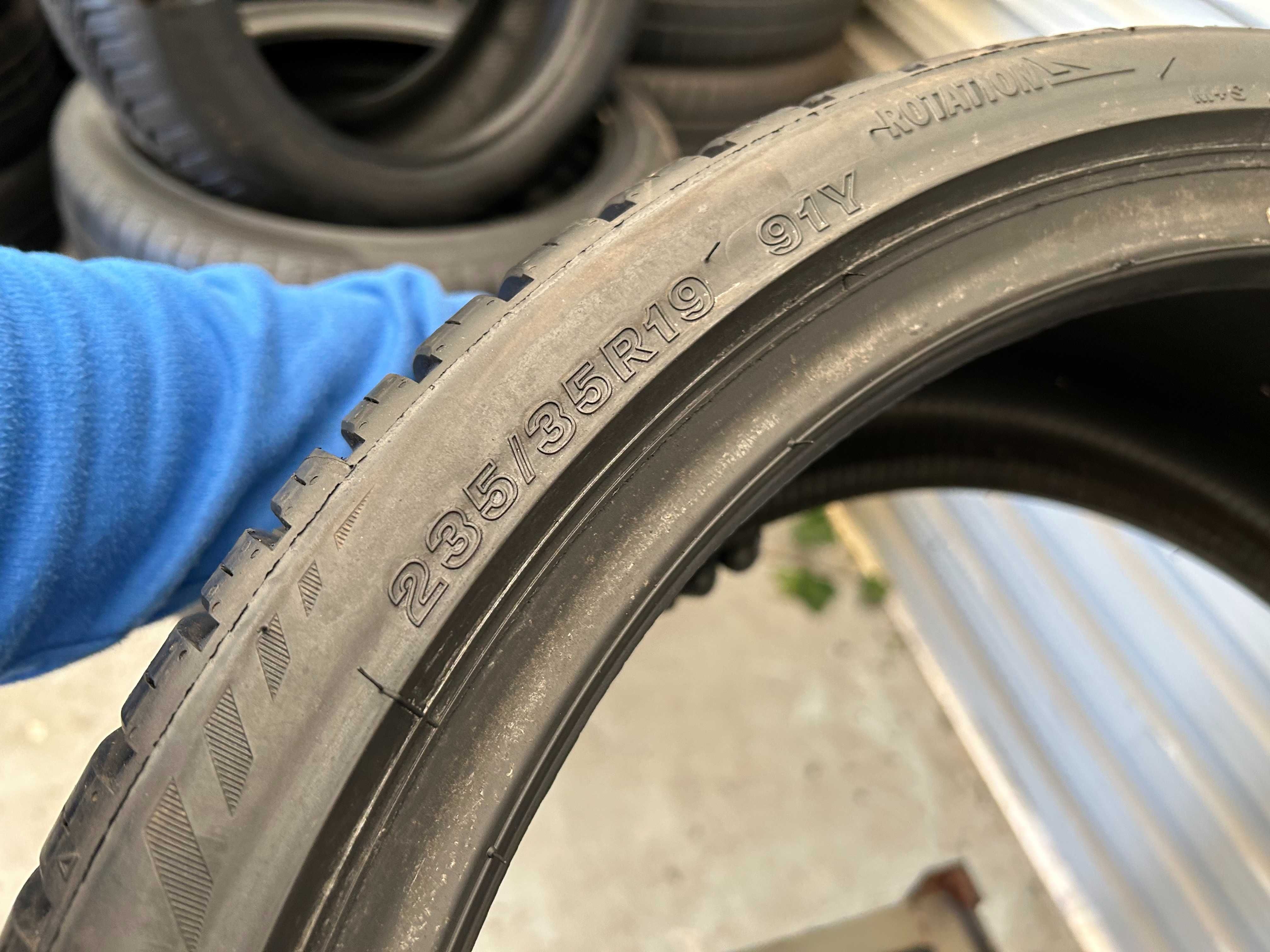 2szt całoroczne 235/35R19 Bridgestone 7,5mm 2020r 4S332 gwarancja