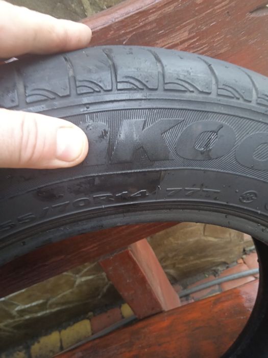 Резина 155/70 R14 на запаску.