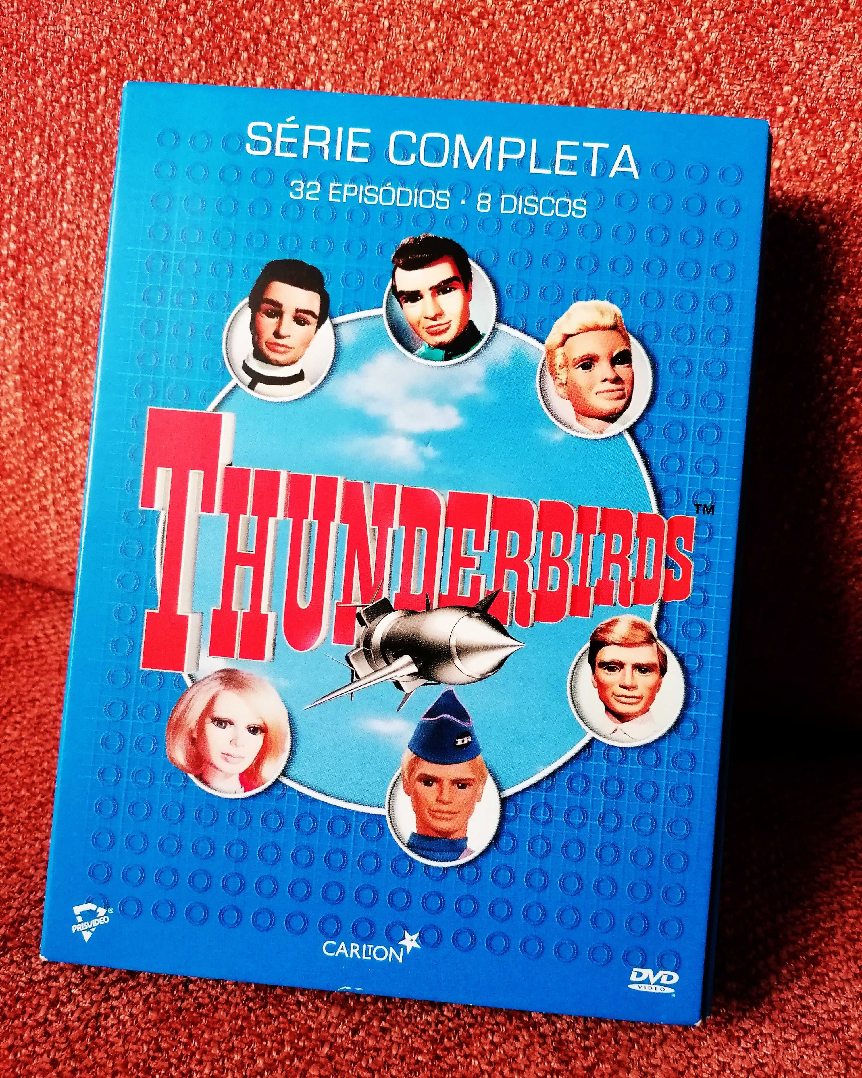Dvd - "Thunderbirds" Box com 8 DVDs - série completa