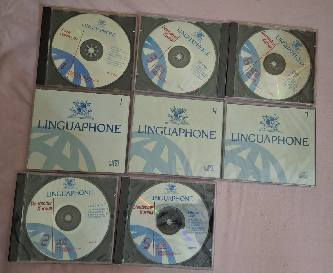 Curso Alemão Linguaphone - 8 CDs