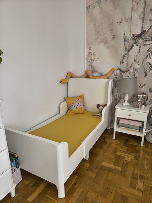 Łóżko rozsuwane Ikea Busunge 80x200