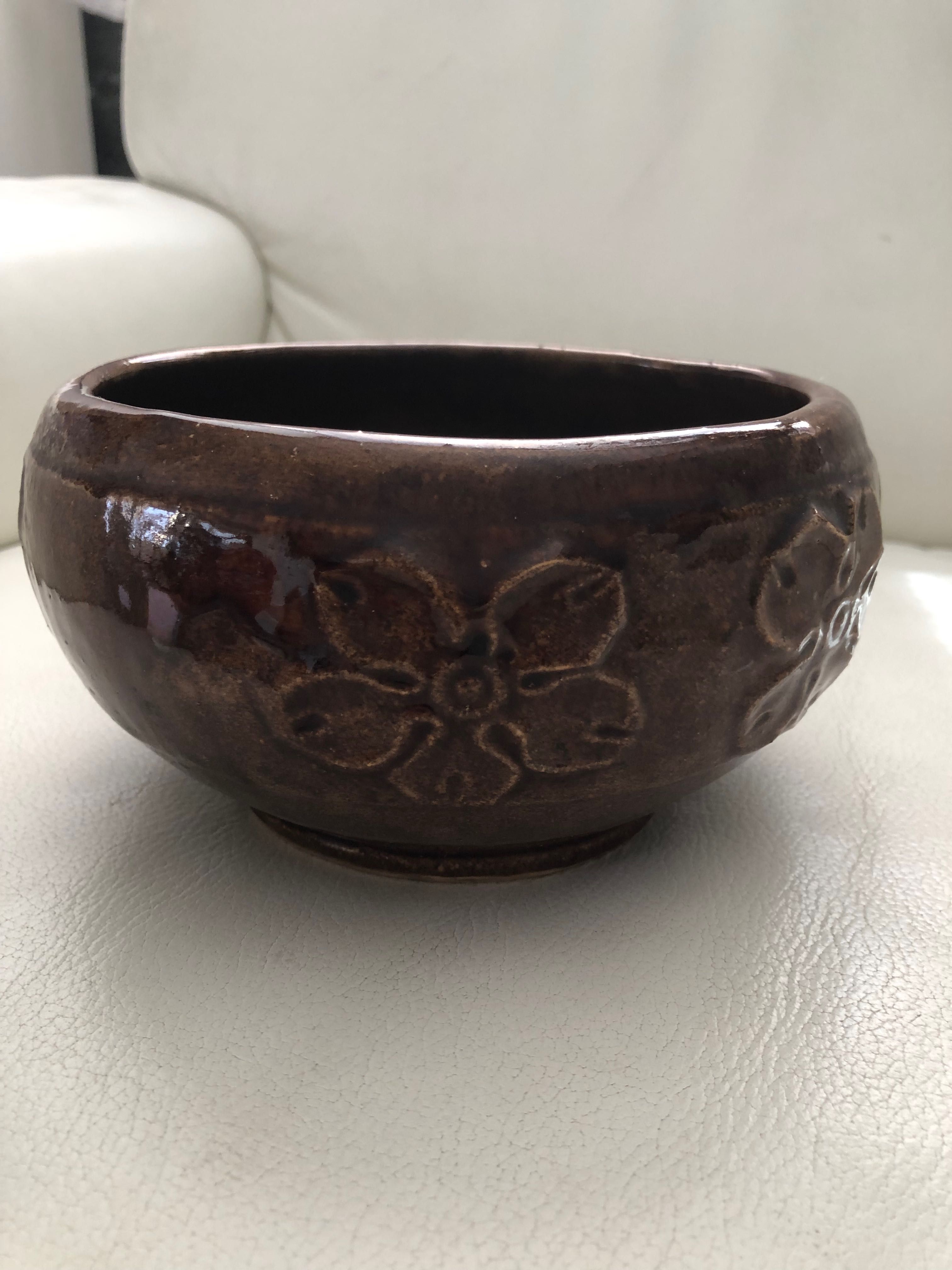 Ikebana misa PRL ceramika vintage