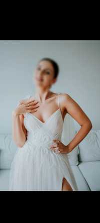 Suknia ślubna, Daria Karlozi, 172+9cm, 38(M)
