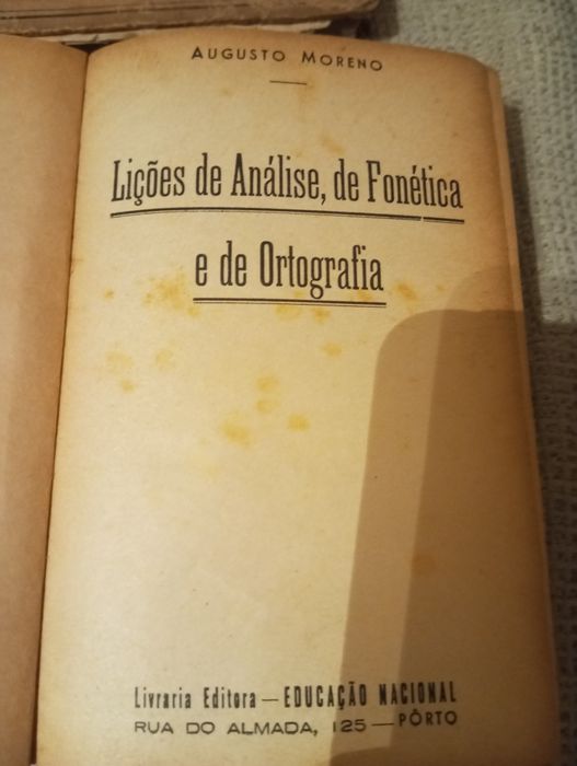 Livros antigos início século xx venda conjunta ou separadamente