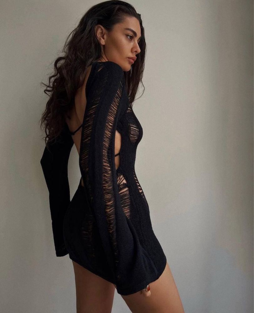 Туніка на пляж вязана zara
