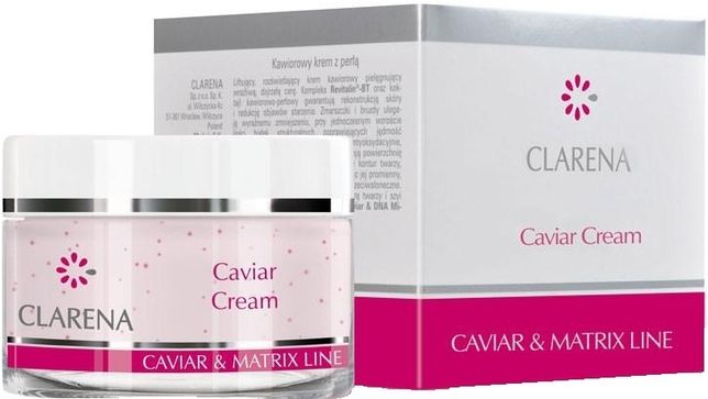 Clarena Caviar Cream&Matrix line krem odmładzający kawiorowy twarz