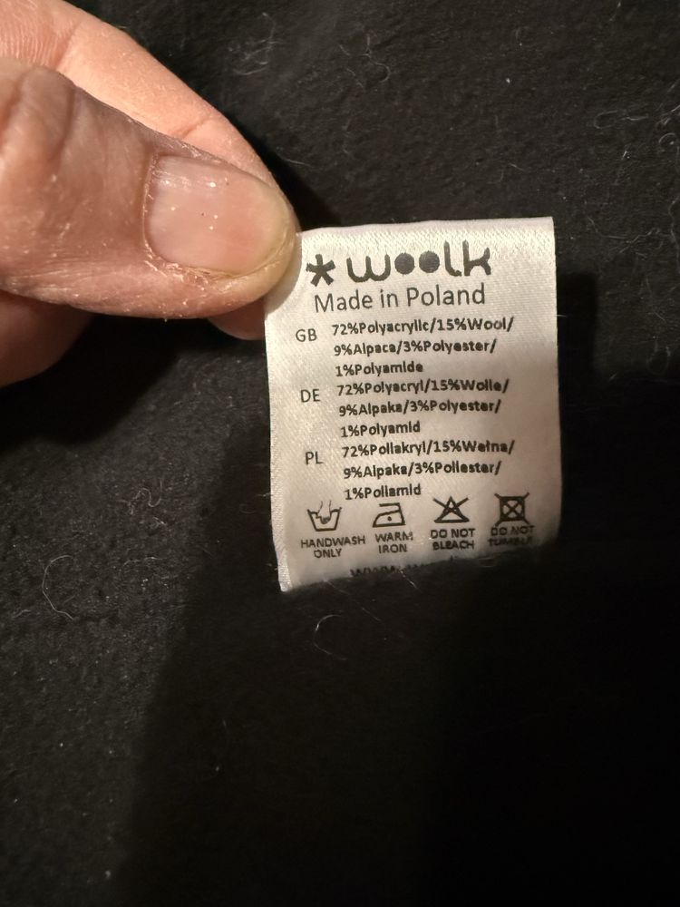 Czapka+ komin Woolk z wełną i alpaką