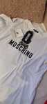 Nowy T-shirt koszulka krótki rękaw biała moschino M