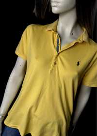 Polo Ralph Lauten żółta bluzka koszulka t-shirt polówka XXL 44