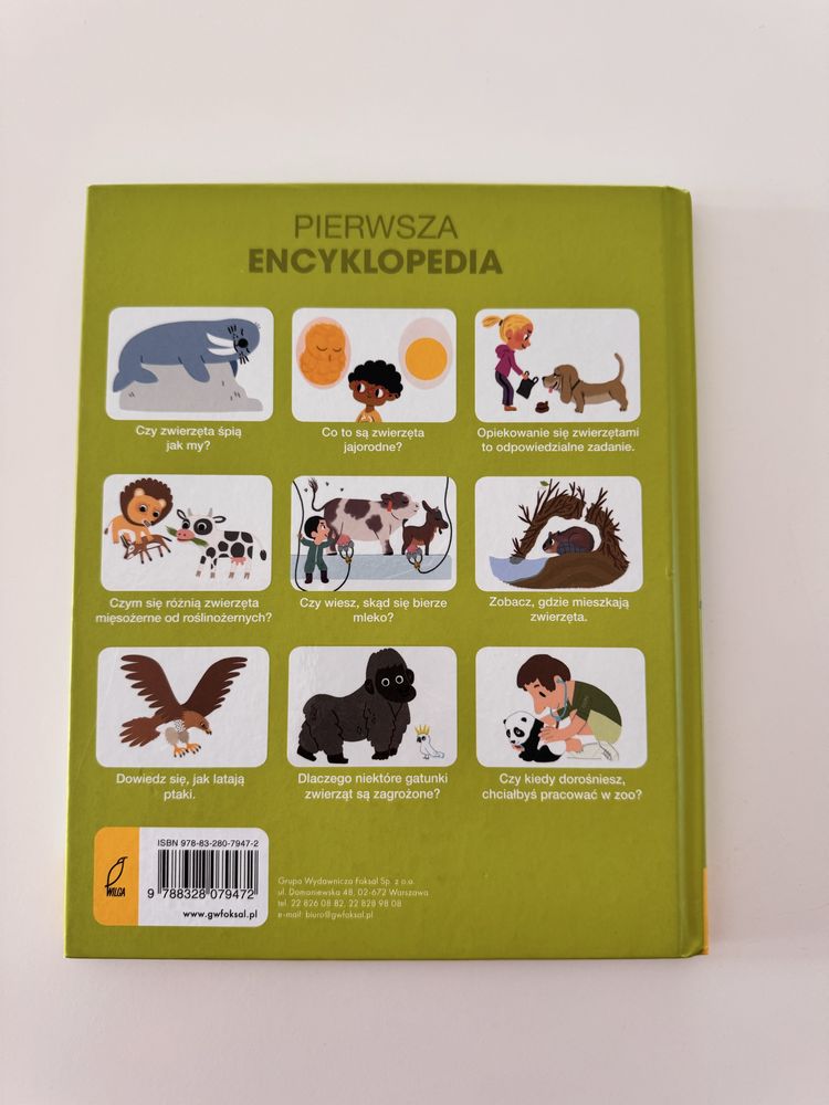 Książka Zwierzęta. Moja pierwsza encyklopedia.
