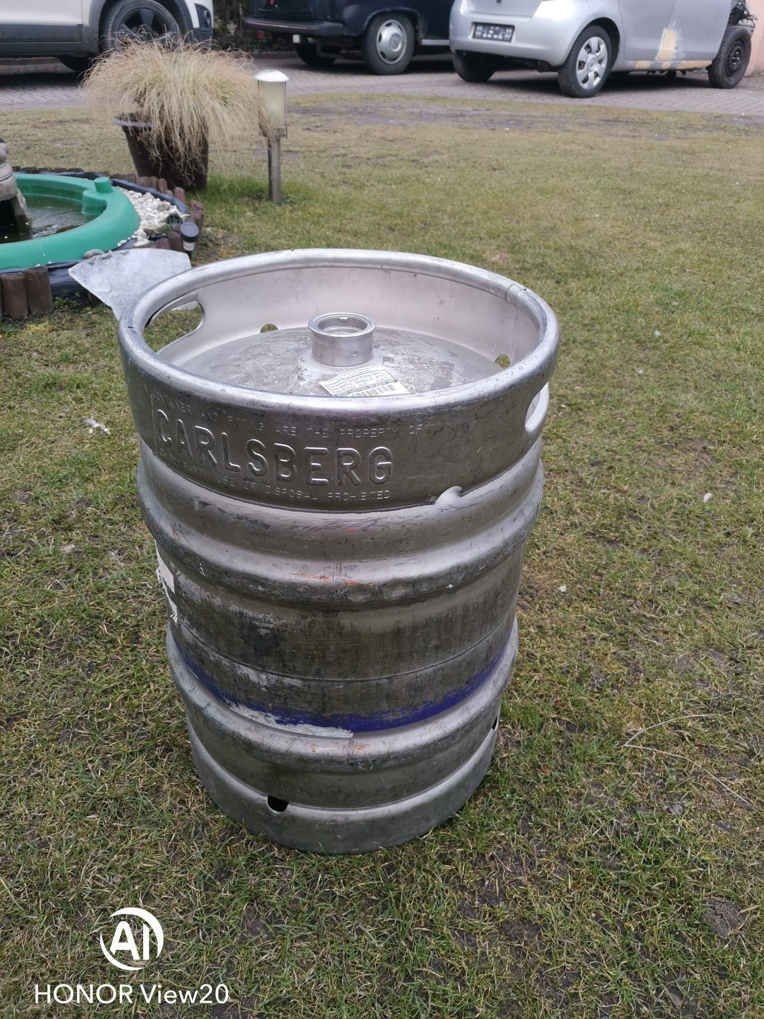 Keg beczka 30l 50l kwasówka z fitingiem zaworem gwiint