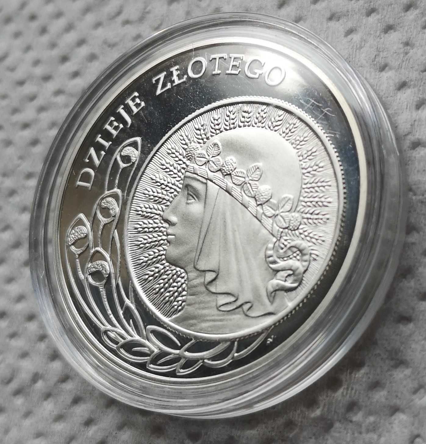 Kolekcjonerskie 10 zł 2006 r. Dzieje złotego, głowa kobiety