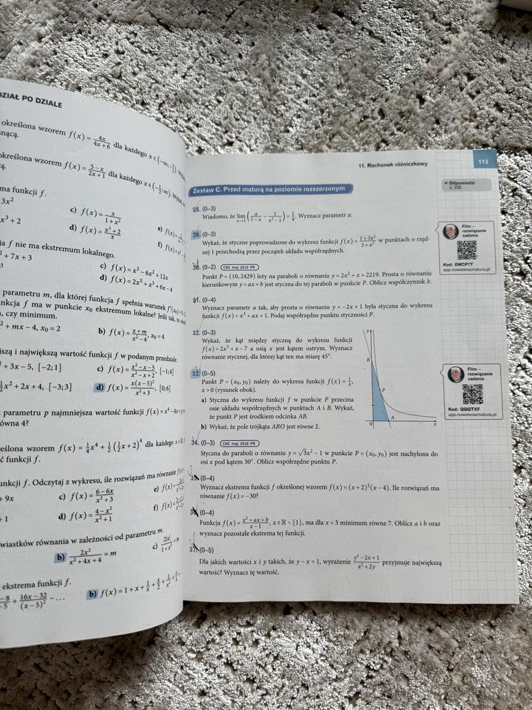 Zbiór zadań maturalnych