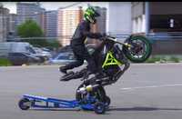 stelaż do nauki jazdy na jednym kole - stunt wheelie spider