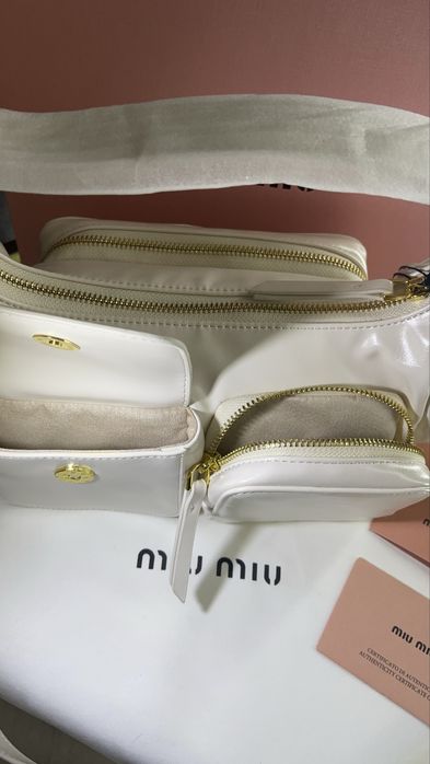 Сумка сумочка Miu Miu Nappa leather Pocket bag