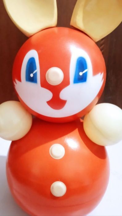 Заяц-неваляшка 40см, новый