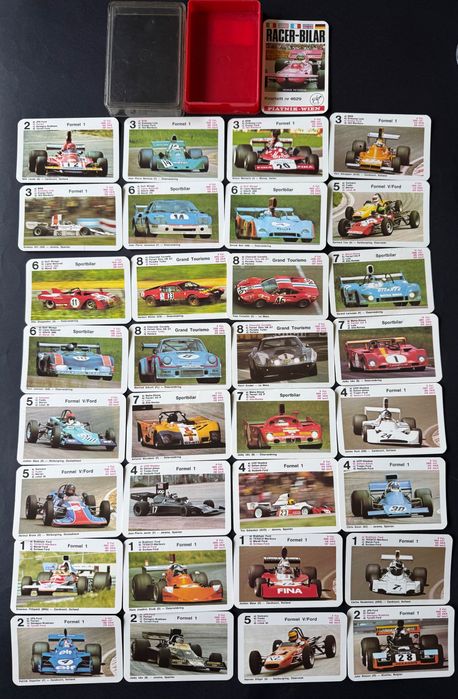 Karty z lat 90 Formuła 1 F1 samochody