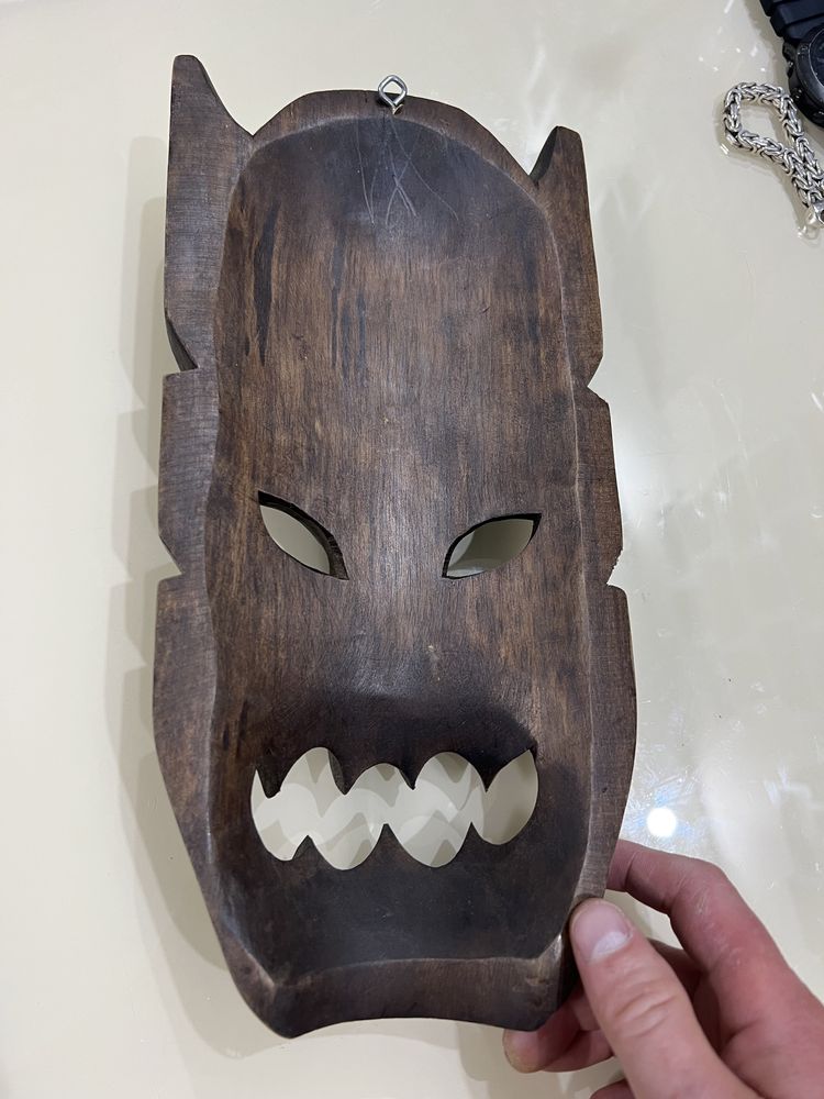 Maska drewniana 30 cm na 15 cm