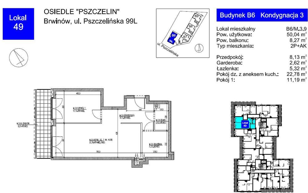 MIESZKANIE 50m2 Brwinów os.Pszczelin bezpośrednio
