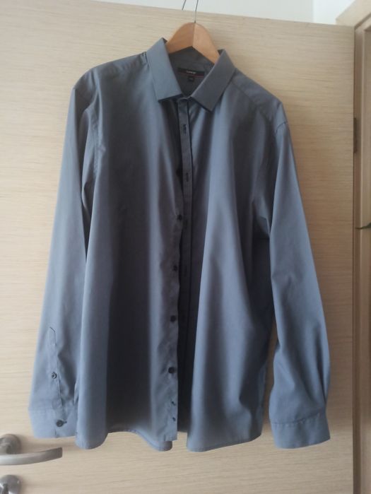 Koszula męska XL  szara