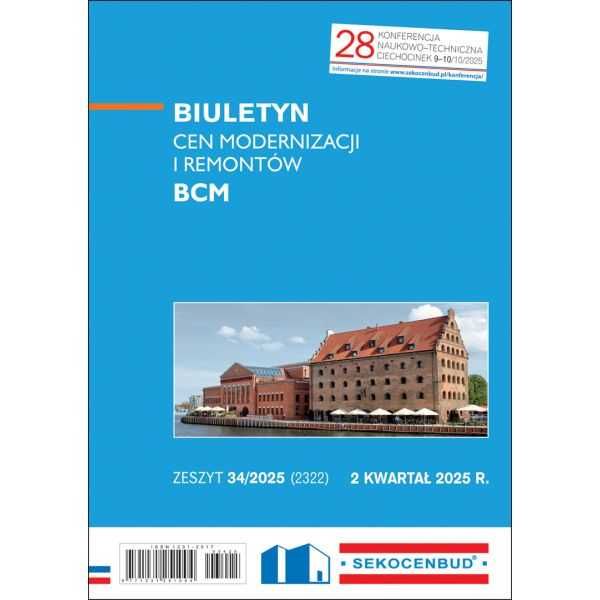 Sekocenbud BCM Ceny modernizacji i remontów 2 kwartał 2025