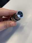 Gniazdo XLR mikrofonowe 3pin na kabel CZARNE(