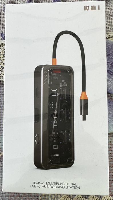 USB 3.0 Type-C Docking Station, 10-in-1 for Mac or Windows64171291195009120