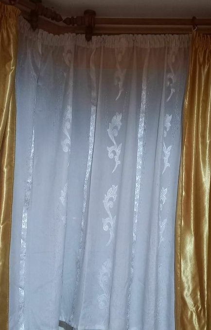 Якісніі тюлі для кухні до підвіконня та довші