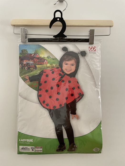 Strój ponczo biedronka biedronki na bal,karnawał,urodziny, Widmann 98