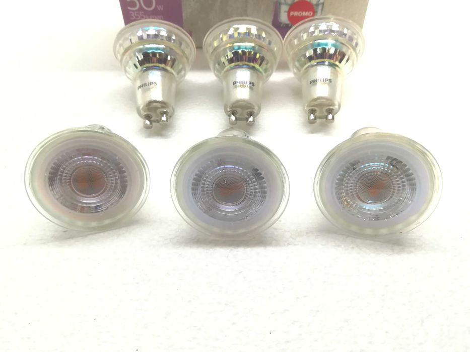 6x ŻARÓWKA LED GU10 PHILIPS 4,6W 50W 2700K 355lm